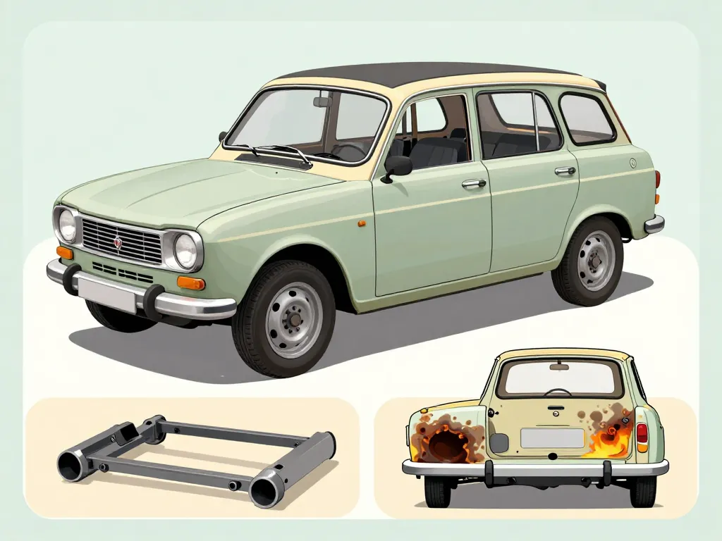 4l plein air restauration technique et corrosion