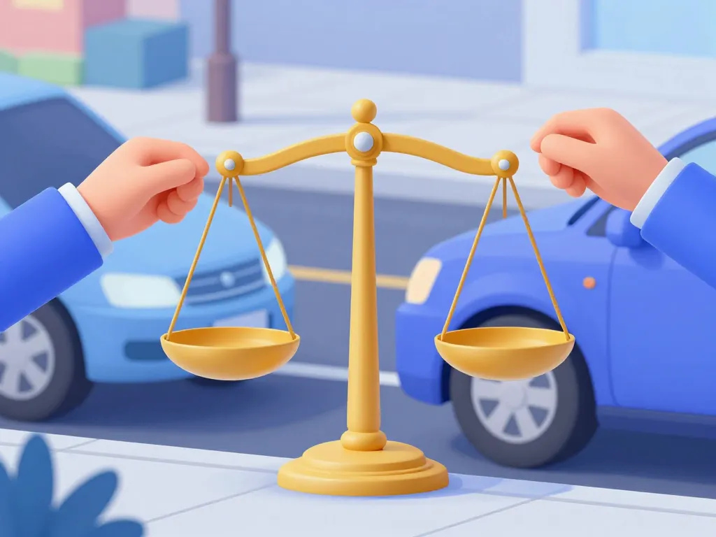 accident voiture garée trottoir partage responsabilité