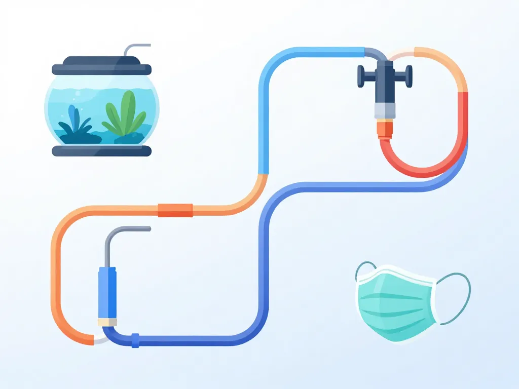 air tube aquarium médical industriel