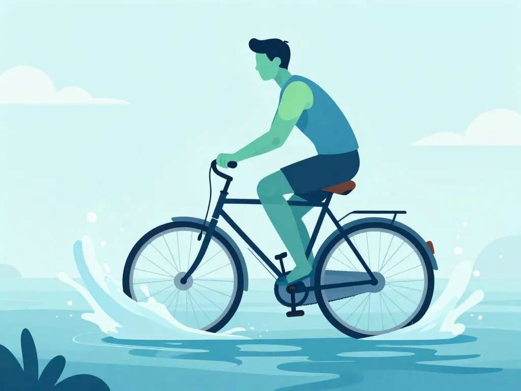 aquatic bicycle sport aquatique bénéfices santé