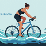 aquatic bicycle illustration remise en forme articulaire