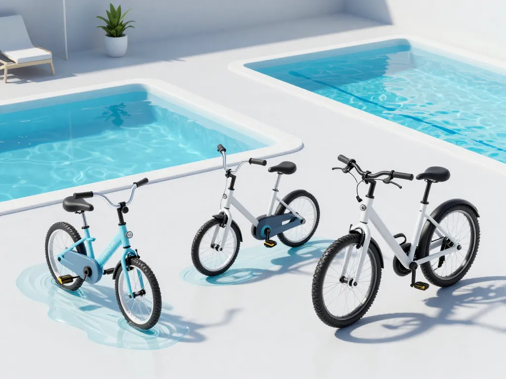 aquatic bicycle comparaison modèles et environnements