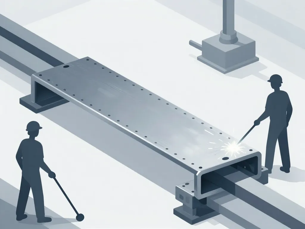 cz plaque en contexte industriel et montage