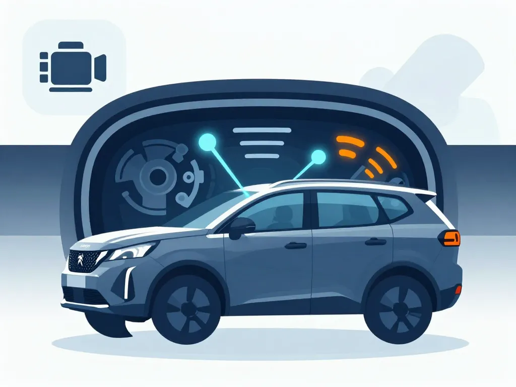 defaut moteur 5008 illustration message alerte