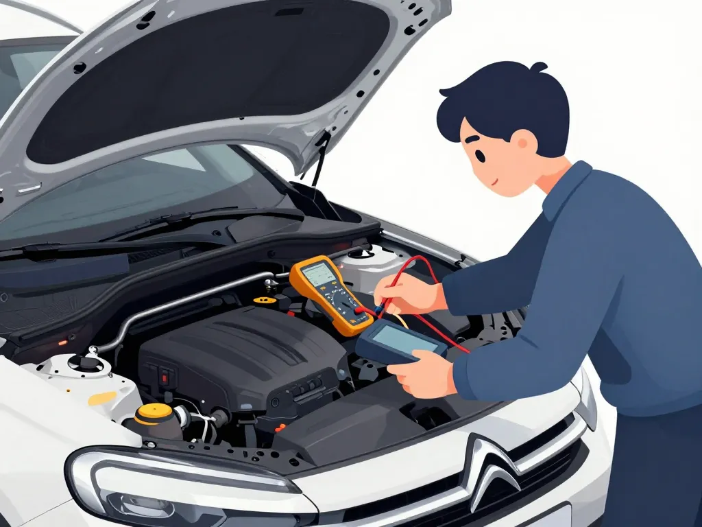 Réparation mécanique Citroën diagnostic code P1351