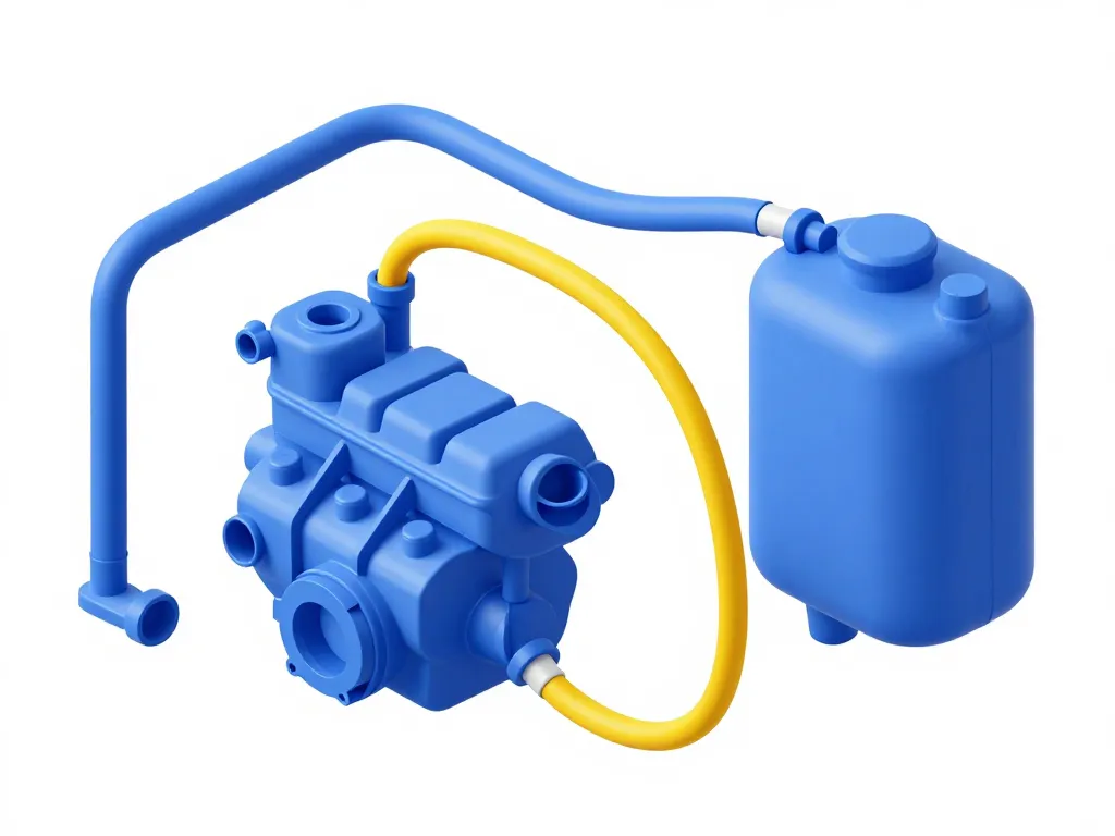 Diagramme durite essence dans le circuit de carburant