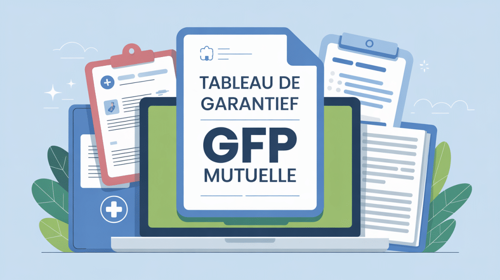 gfp mutuelle tableau de garantie pdf illustration santé informatique