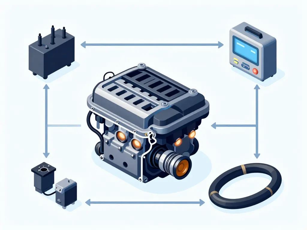 Diagramme circuit préchauffage Citroën défaut P1351