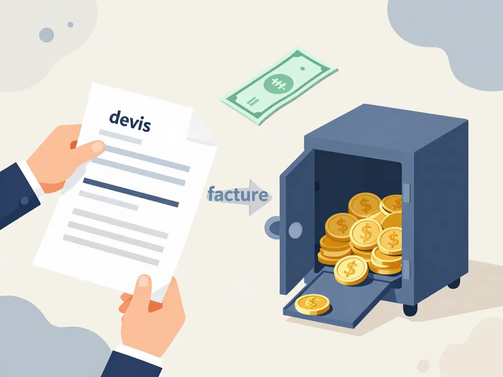 indemnisation sur devis ou facture deux chemins devis facture