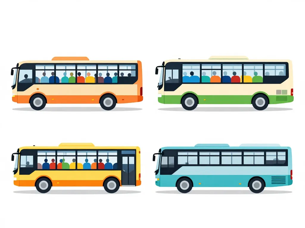 illustration capacités bus nombre de place dans un bus