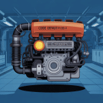 Schéma moteur Citroën avec circuit de préchauffage et voyant P1351