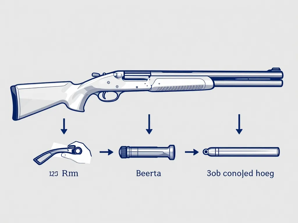 Diagramme réglages entretien fusil 125 rm 2000