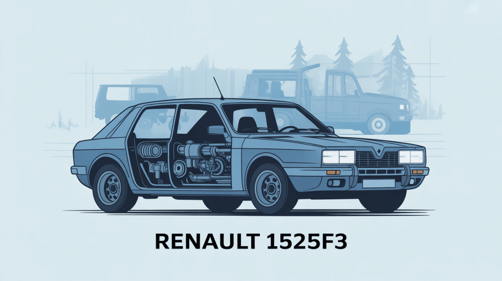 illustration renault 1525f3 pièce automobile technique
