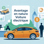 simulateur calcul avantage en nature voiture électrique illustration fiscalité