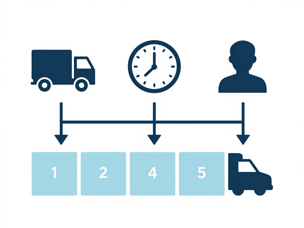 tableau : temps de conduite et de repos, diagramme règles et structure journée