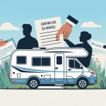 illustration vente camping-car cause décès divorce contexte juridique émotionnel