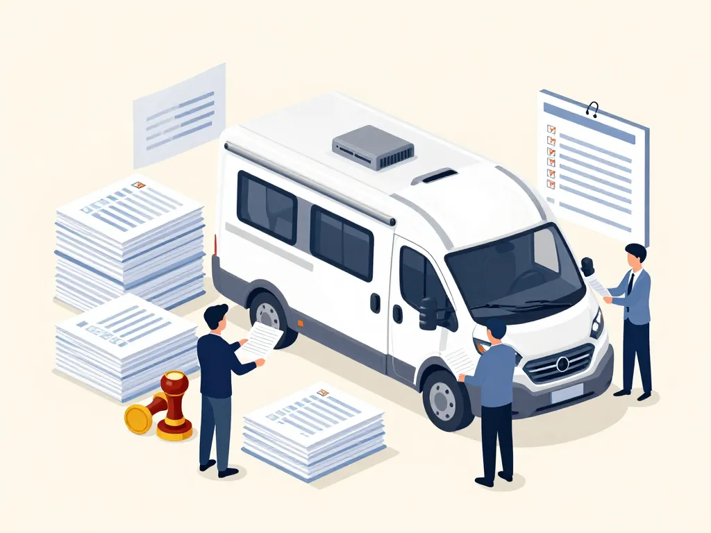 préparation vente camping-car cause décès divorce documents juridiques