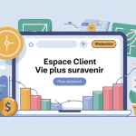 vie plus suravenir espace client illustration interface