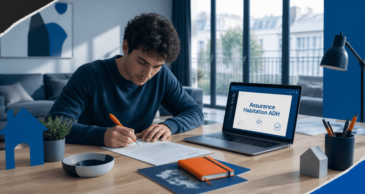 adh assurance habitation signature colocataire salon
