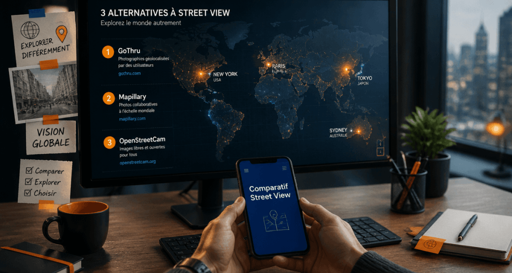 alternatives streetview carte interactive smartphone