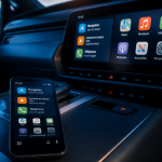 apple carplay android sur smartphone dans voiture