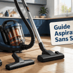 aspirateur sans sac comparatif avec accessoires en cuisine moderne