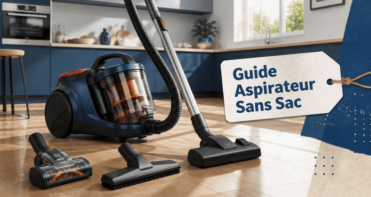 aspirateur sans sac comparatif avec accessoires en cuisine moderne