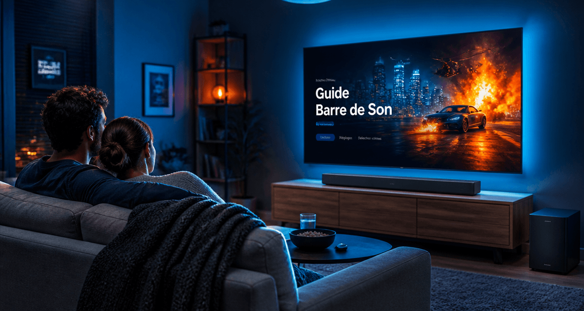 comparatif barre de son dans un salon moderne