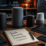 Comparatif enceinte connectée sur table moderne