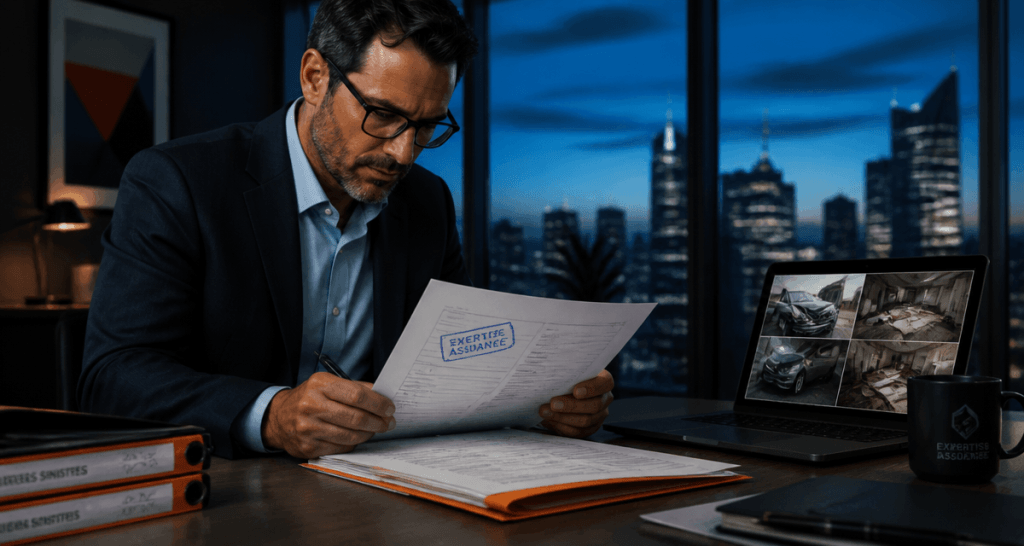 devenir expert en assurance analysant un dossier de sinistre