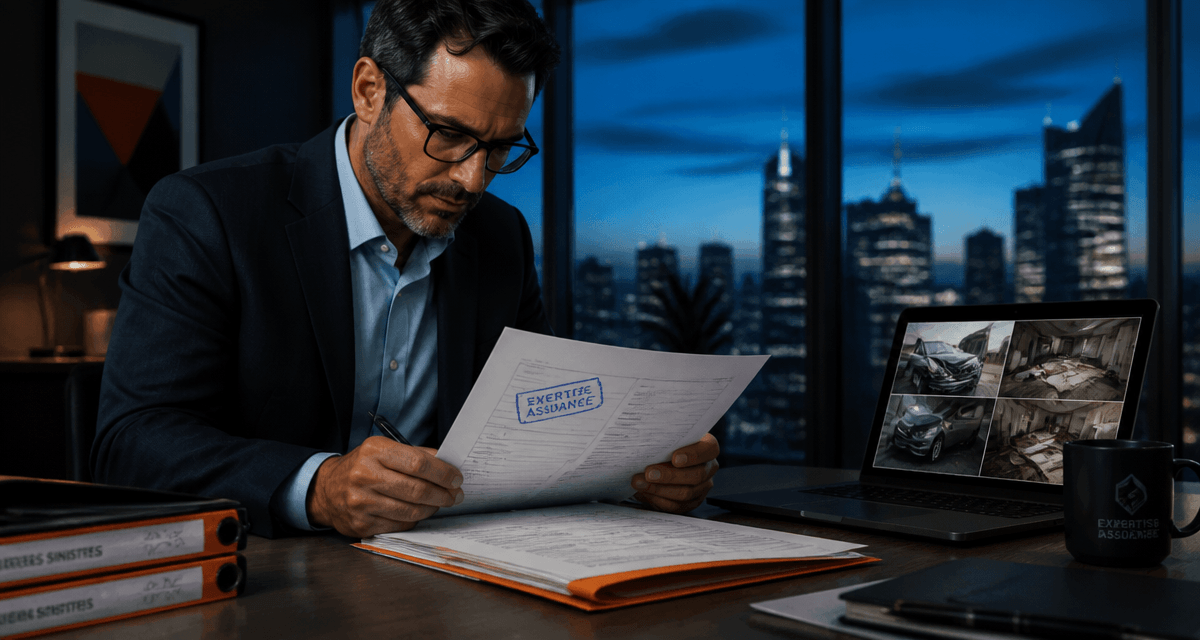 devenir expert en assurance analysant un dossier de sinistre