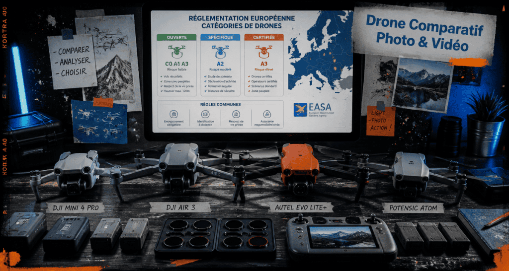 drone comparatif moins de 250g