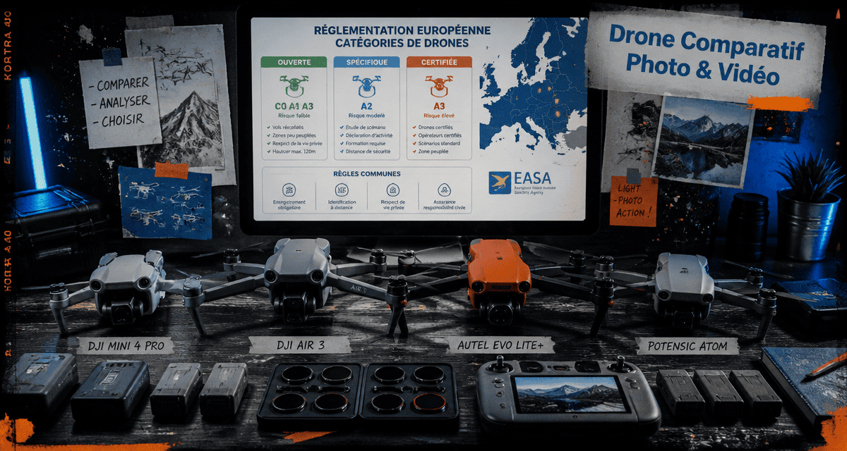 drone comparatif moins de 250g