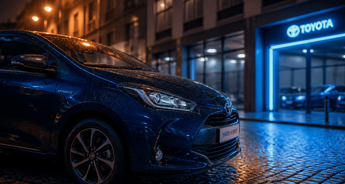hybride non rechargeable avis Toyota Yaris Hybrid stationnement