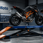 pont moto hydraulique charge atelier