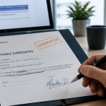 subrogation assurance quittance signature
