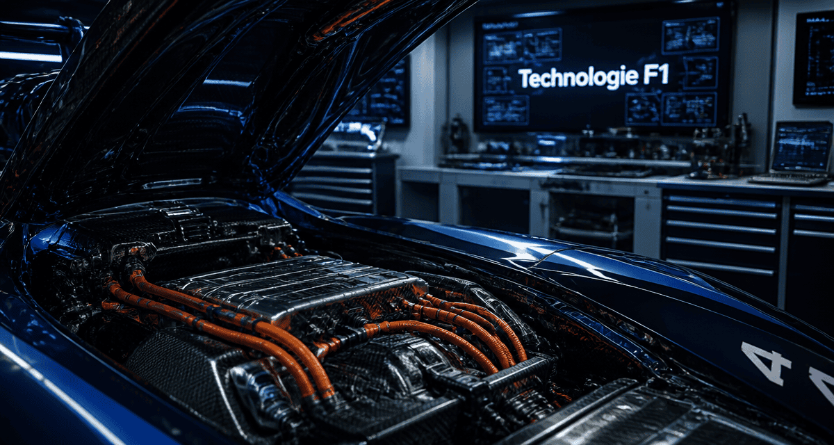 technologie f1 moteur hybride fibre carbone