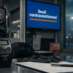 Alcoolémie contraventionnelle : éthylomètre au contrôle routier