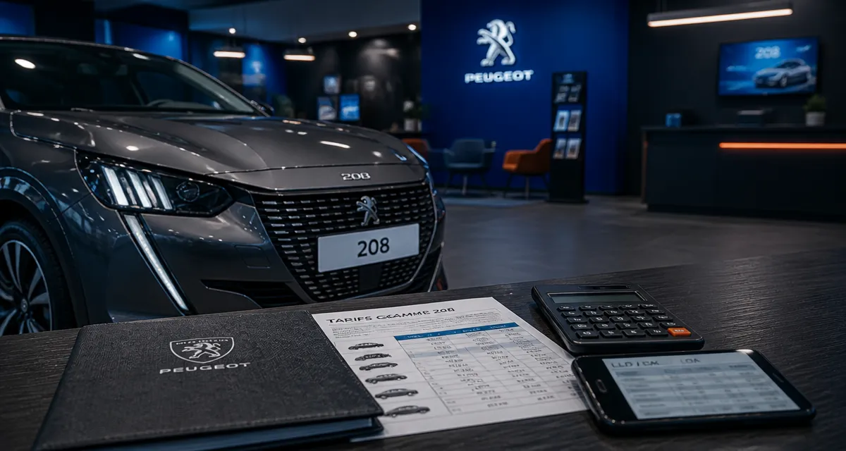 Prix 208 neuve essence 5 portes en showroom : budget, finitions et financement