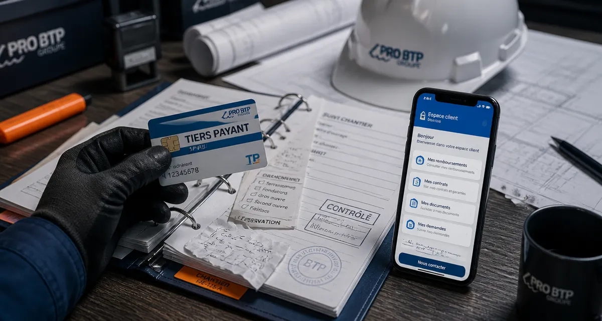 Prodigeo assurances : carte tiers payant et chantier BTP, remboursement 48h