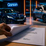qarson avis dossier commande voitures showroom
