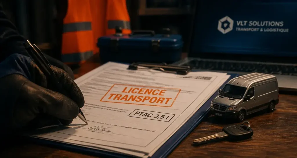 Transport de marchandises moins de 3 5 tonnes : licence transport et obligations