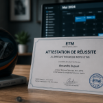 validité code moto attestation et casque moto
