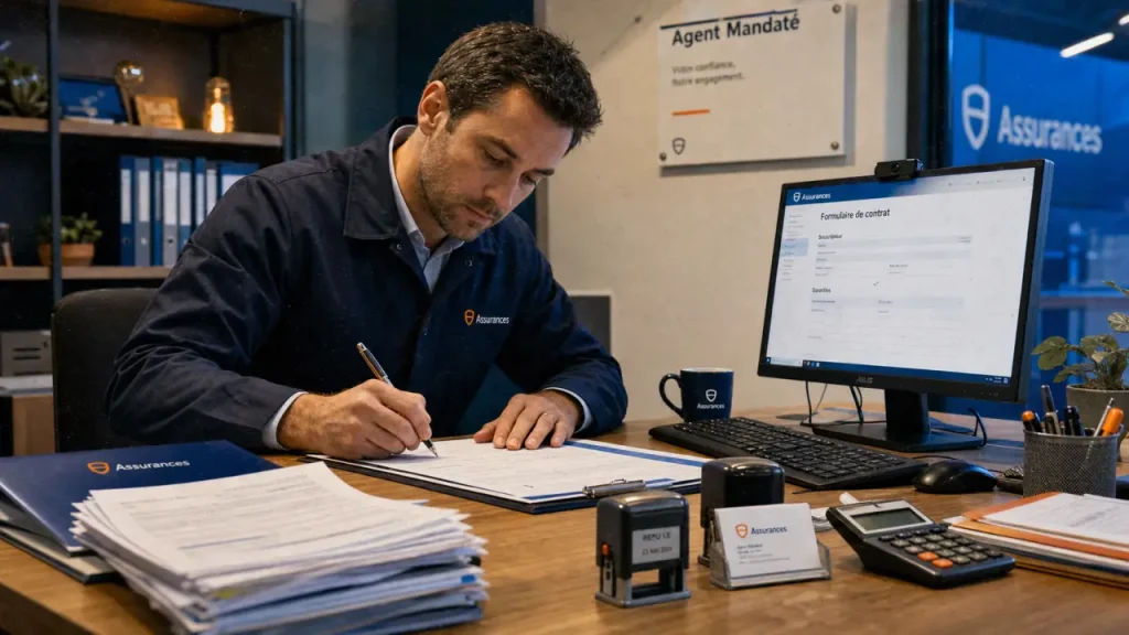 Mandat, sinistres, salaire : le métier d’agent d’assurance en pratique