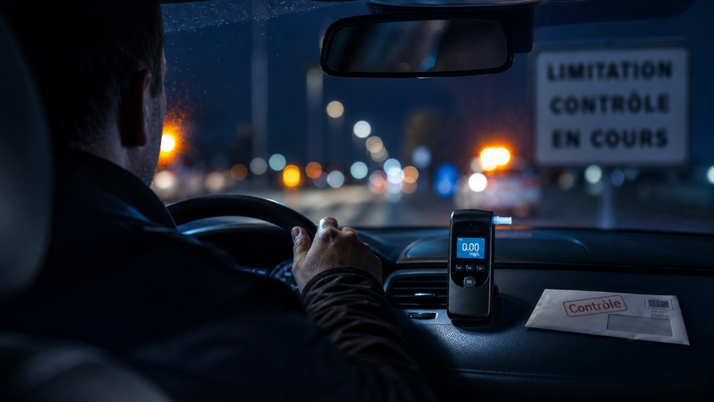 Alcool au volant sanctions : 0,5 g/l et seuil 0,8 g/l, éthylomètre