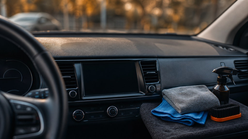 Comment nettoyer un tableau de bord de voiture sans traces, microfibres et produit intérieur