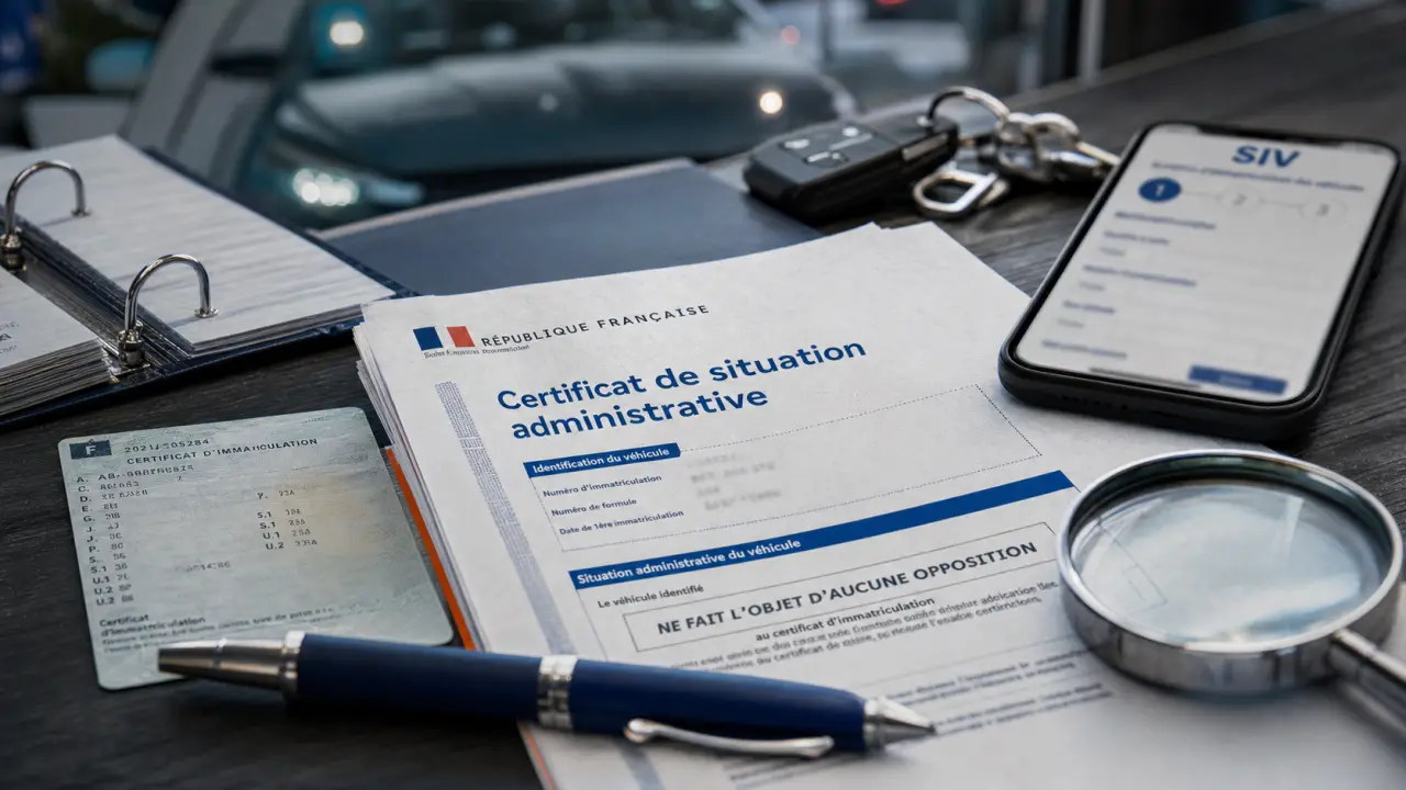 Comment savoir si ma voiture est gagée : certificat de situation administrative, OTCI, erreurs avant vente