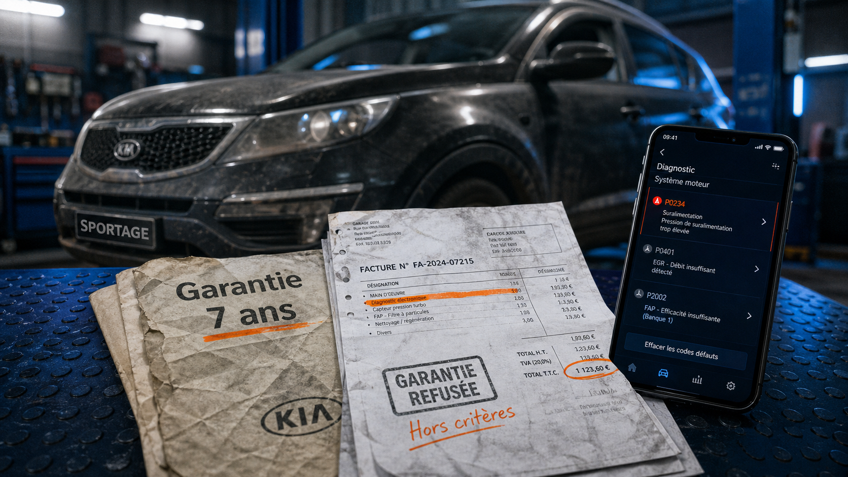 Fiabilité kia sportage d’occasion : moteurs rassurants, pannes à surveiller