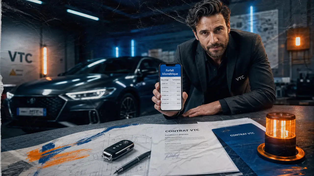 Louer une voiture pour VTC : forfait 6 500 km et assurance incluse