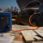 Meilleur hybride rechargeable : borne AC branchée sur voiture hybride rechargeable 2026